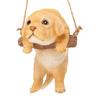 Design Toscano Yellow Lab Puppy on a Perch Hanging Dog Sculpture JQ108069